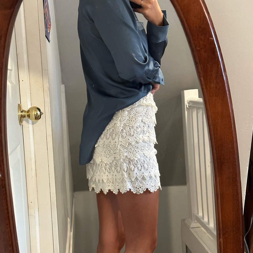 Cream Lace skirt from polo Ralph Lauren